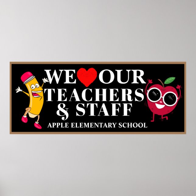 Teacher Appreciation Week  Banner Poster (Front)