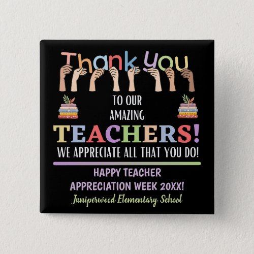 Teacher Appreciation Week Button
