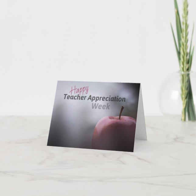 Teacher Appreciation Week Cards (Front)