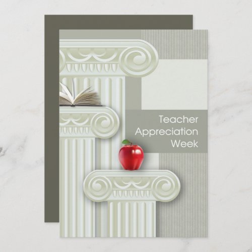 Teacher Appreciation Week Custom Cards