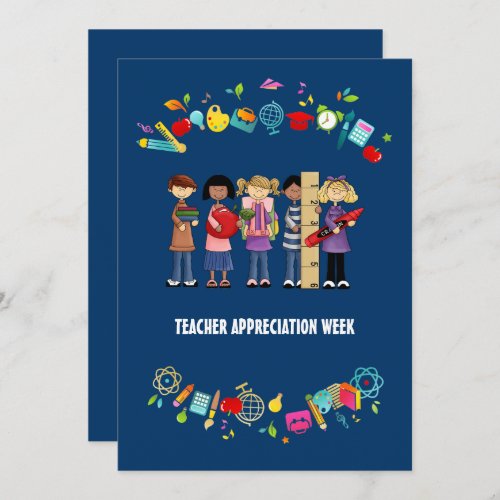 Teacher Appreciation Week Custom Thank You Card