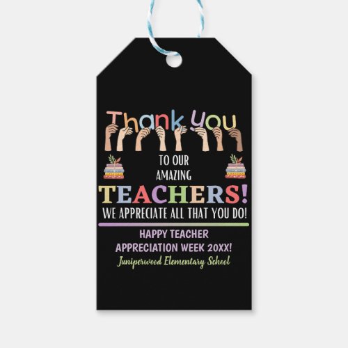 Teacher Appreciation Week Gift Tags