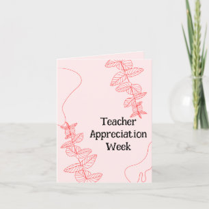 Teacher Appreciation Week Holiday Card