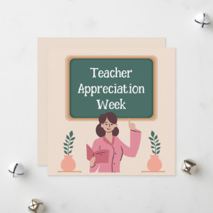 Teacher Appreciation Week  Holiday Card