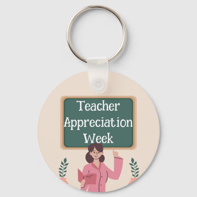 Teacher Appreciation Week  Keychain (Front)
