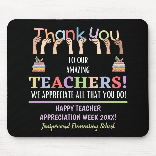 Teacher Appreciation Week Mouse Pad (Front)