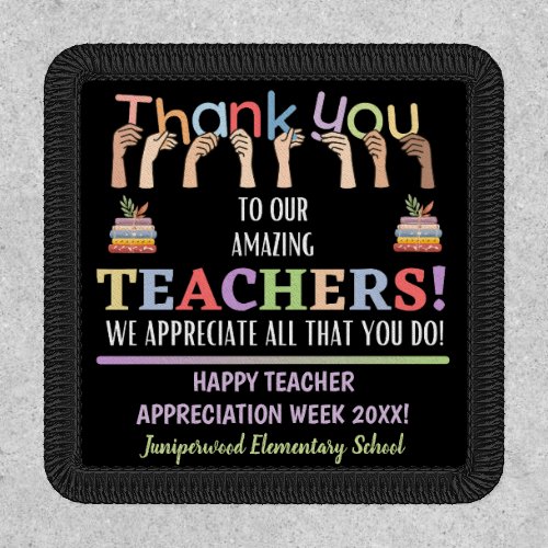 Teacher Appreciation Week Patch