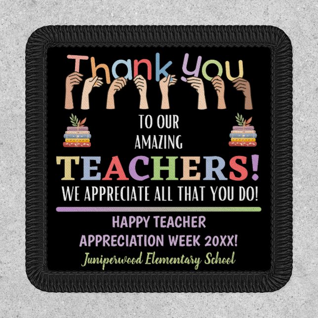Teacher Appreciation Week Patch (Front)