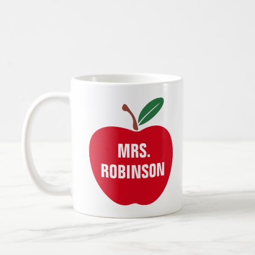 Teacher Appreciation Week Personalize Name Coffee Mug