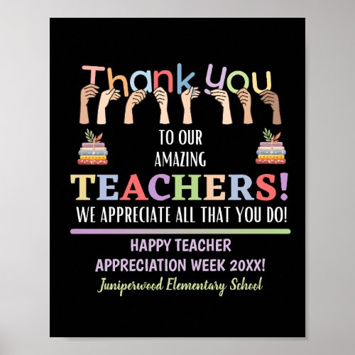 Teacher Appreciation Week Poster