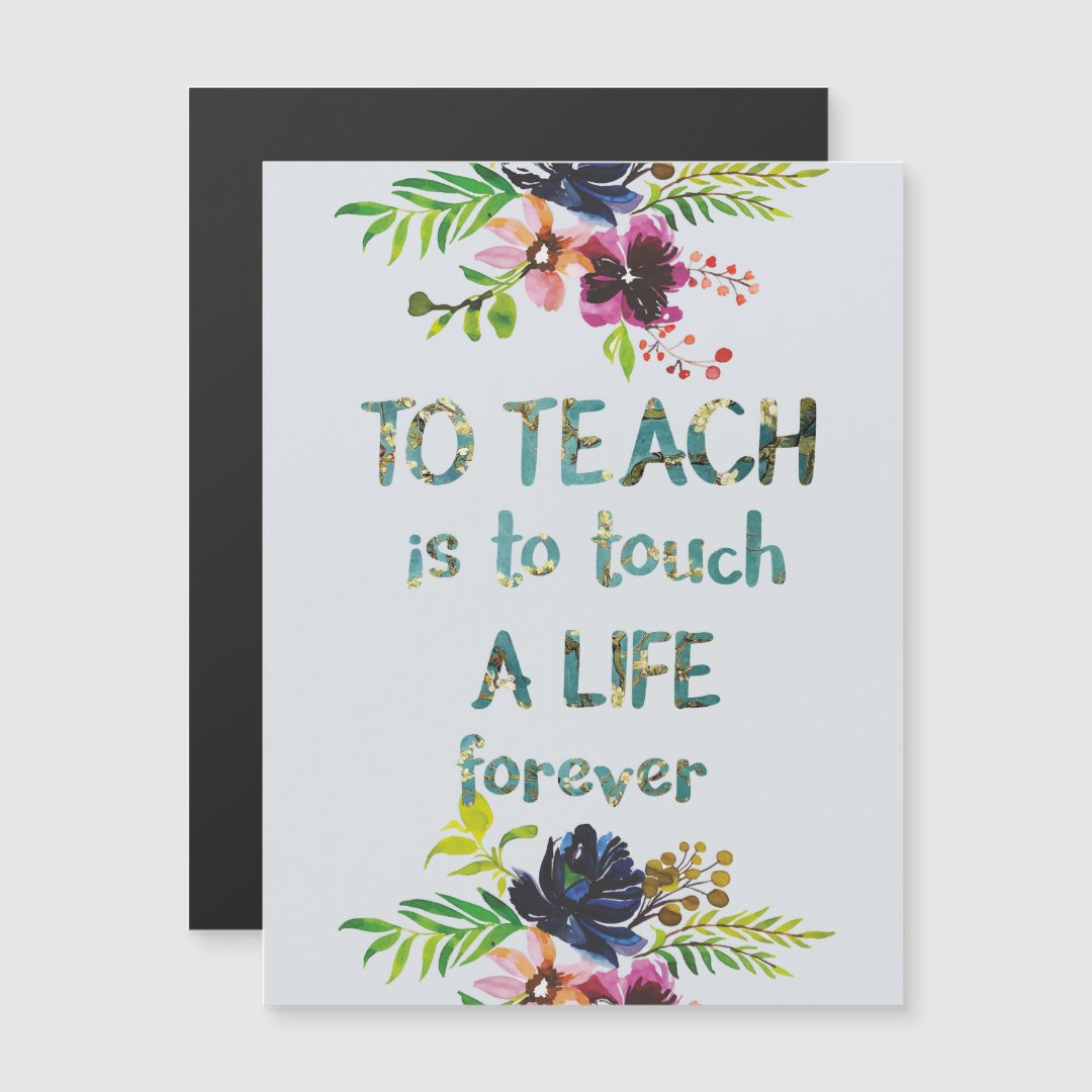 Teacher Appreciation Week Teacher Quote Typography | Zazzle