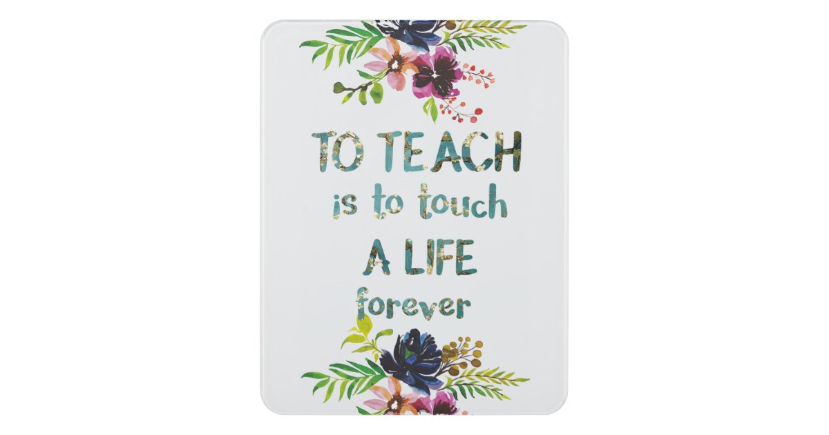Teacher Appreciation Week Teacher Quote Typography Door Sign Zazzle Com