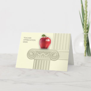 Teacher Appreciation Week Thank You Card
