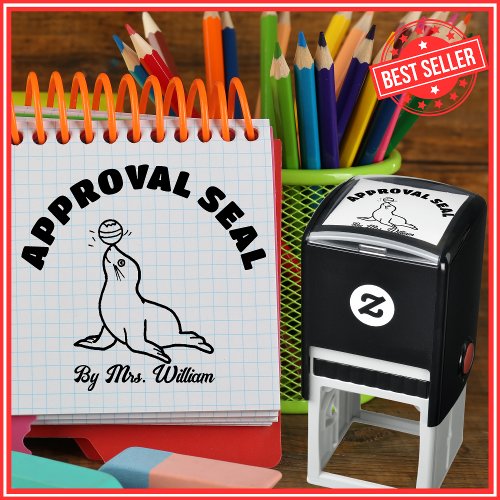  Teacher Approved Seal Self_inking Stamp
