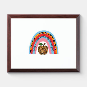 Teacher Art Being A Teacher Award Plaque