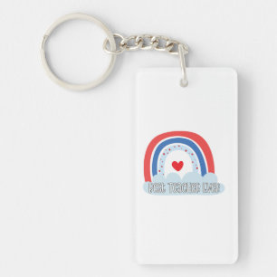 Teacher Art Best Teacher Ever Keychain