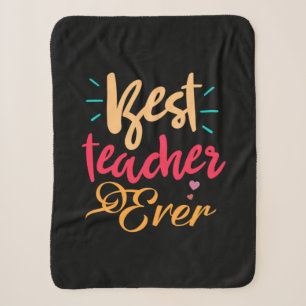 Teacher Art Best Teacher Ever Sherpa Blanket