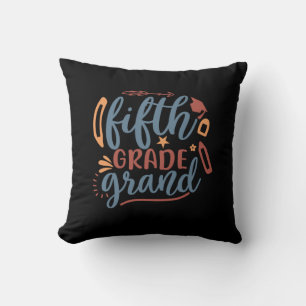 Teacher Art Fifth Grade Grand Throw Pillow