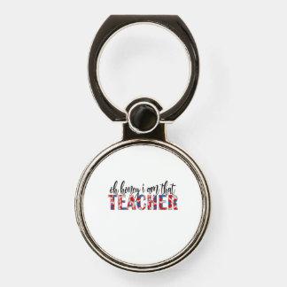 Teacher Art I Am That Teacher Phone Ring Stand