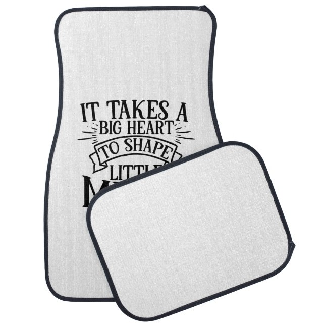 Teacher Art It Shape Little Minds Car Floor Mat (Set)