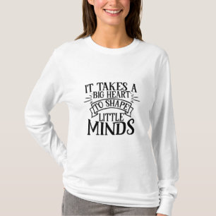 Teacher Art It Shape Little Minds T-Shirt