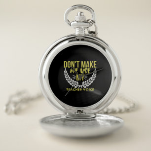 Teacher Art My Teacher Life Pocket Watch