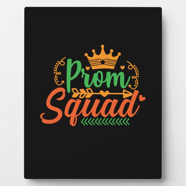 Teacher Art Prom Squad Plaque (Front)