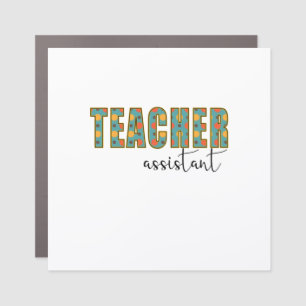 Teacher Art Teacher Assistant Car Magnet