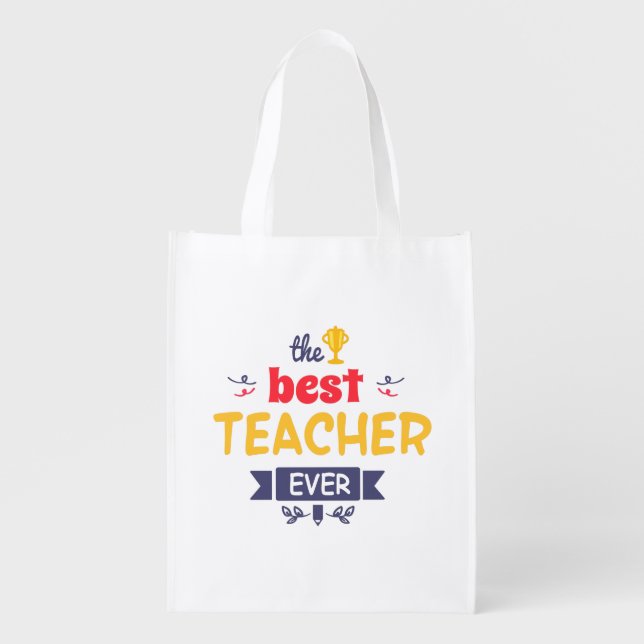 Teacher ASSISTANT APPRECIATION  Grocery Bag (Front)