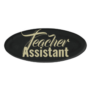 Teacher Assistant Name Tag