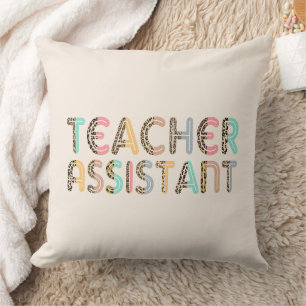 Teacher Assistant Throw Pillow