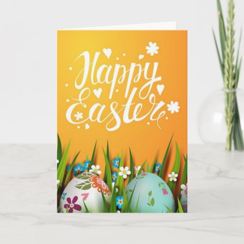 TEACHER AT EASTER HOLIDAY CARD