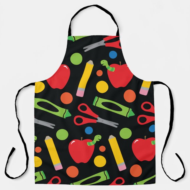 Teacher Back to School Classroom Apron (Front)