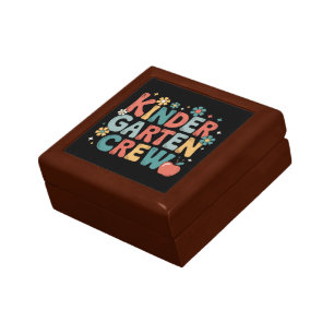 Teacher  Back to School Kindergarten Crew Gift Box