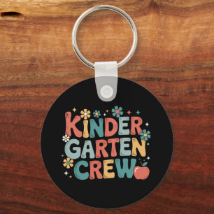 Teacher  Back to School Kindergarten Crew Keychain