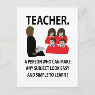Teacher Back To School  Postcard