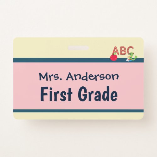 Teacher Badge for Two Classrooms