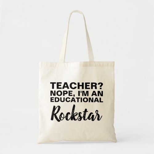 TEACHER BAG educational rockstar fashion