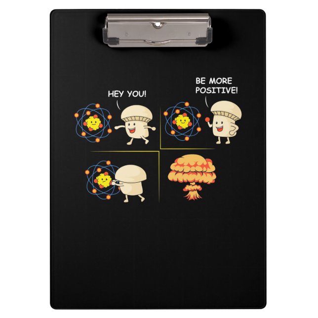 Teacher Be More Positive Clipboard (Front)