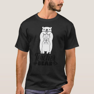 Teacher Bear Proud Teacher Matching Family T-Shirt