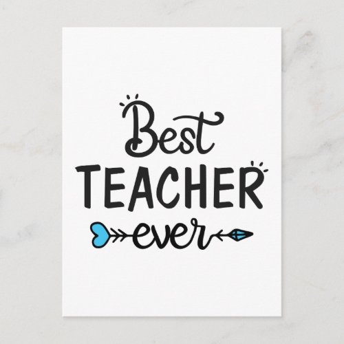 TEACHER _ Best Ever Postcard