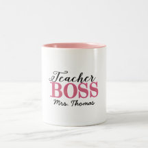 Teacher Boss Coffee Mug