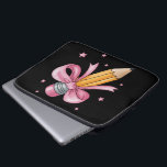 Teacher Bow Pencil Teaching Life Appreciation Gift Laptop Sleeve<br><div class="desc">Teacher Bow Pencil Teaching Life Appreciation Gifts</div>