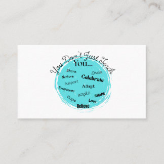 Teacher Business Card