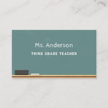 Teacher Business Card by ebbies at Zazzle
