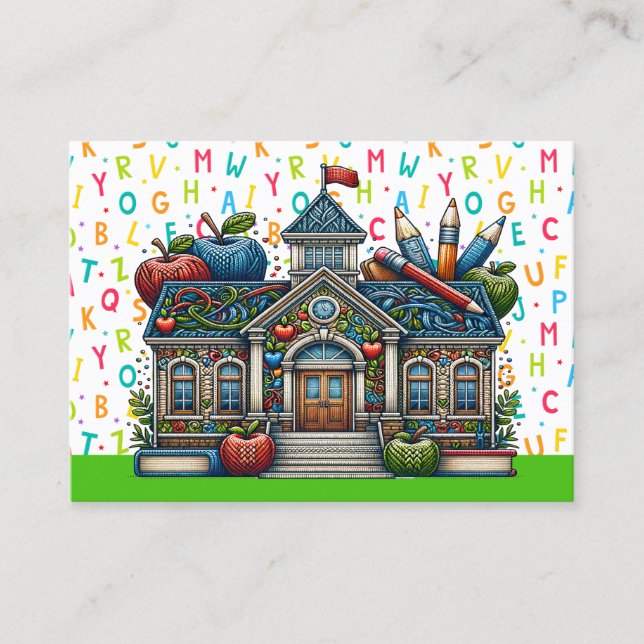 Teacher Business Card (Front)