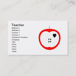 Teacher Business Card