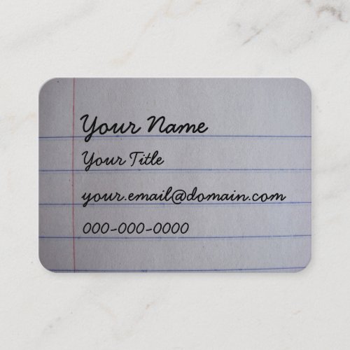 Teacher Business Cards