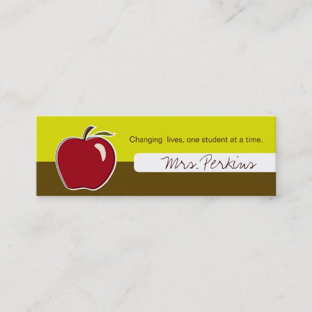 Teacher Business Cards (Front)