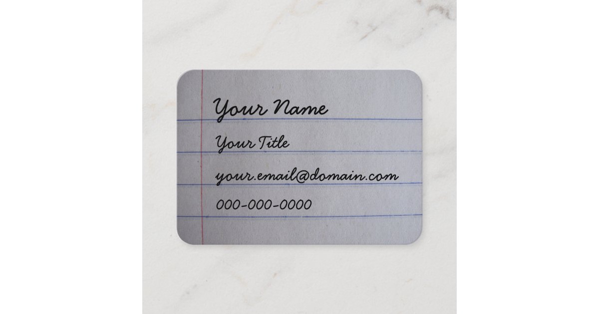 Teacher Business Cards Zazzle